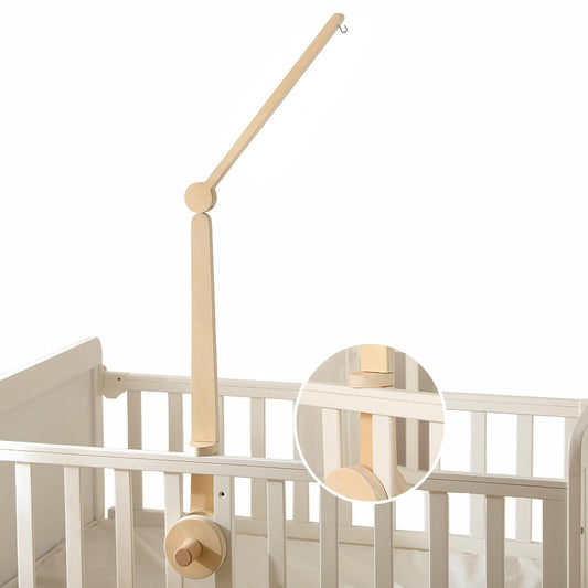 HI BABY MONMENT Crib Mobile Arm - Baby Mobile Hanger with 2-Height Settings Adjustable, Stabilizing