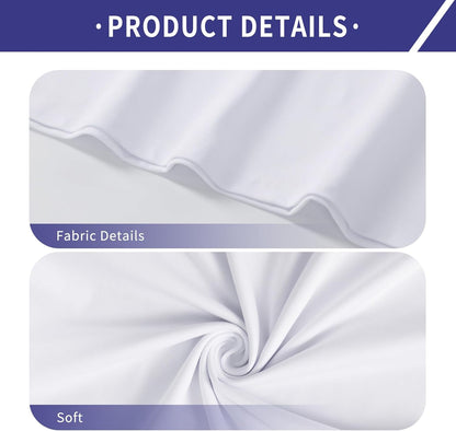 Polyester Adult T-Shirts for Sublimation, 6 Pack, White, Crew Neck, Short Sleeve