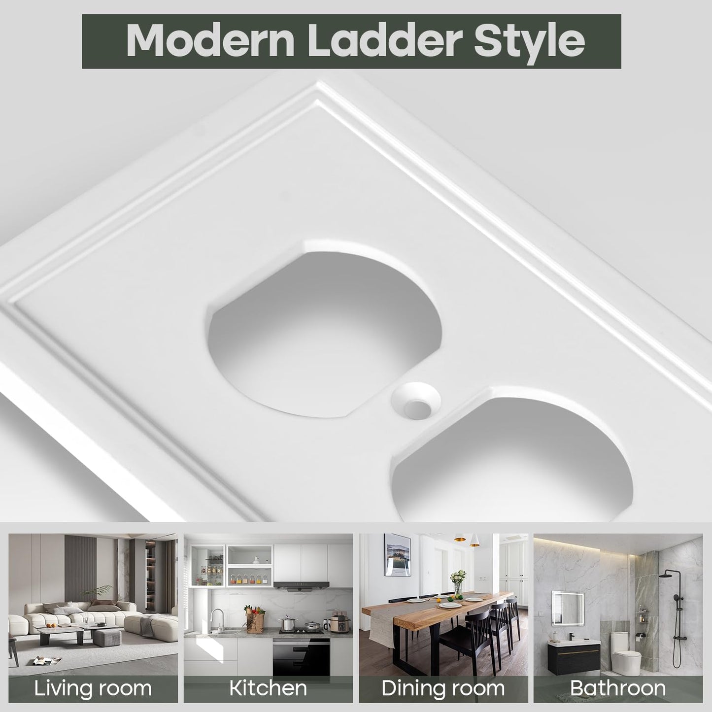 White Decorative Outlet Cover Wall Plates, Classic Switch Plates and Outlet Covers, Natural Bamboo