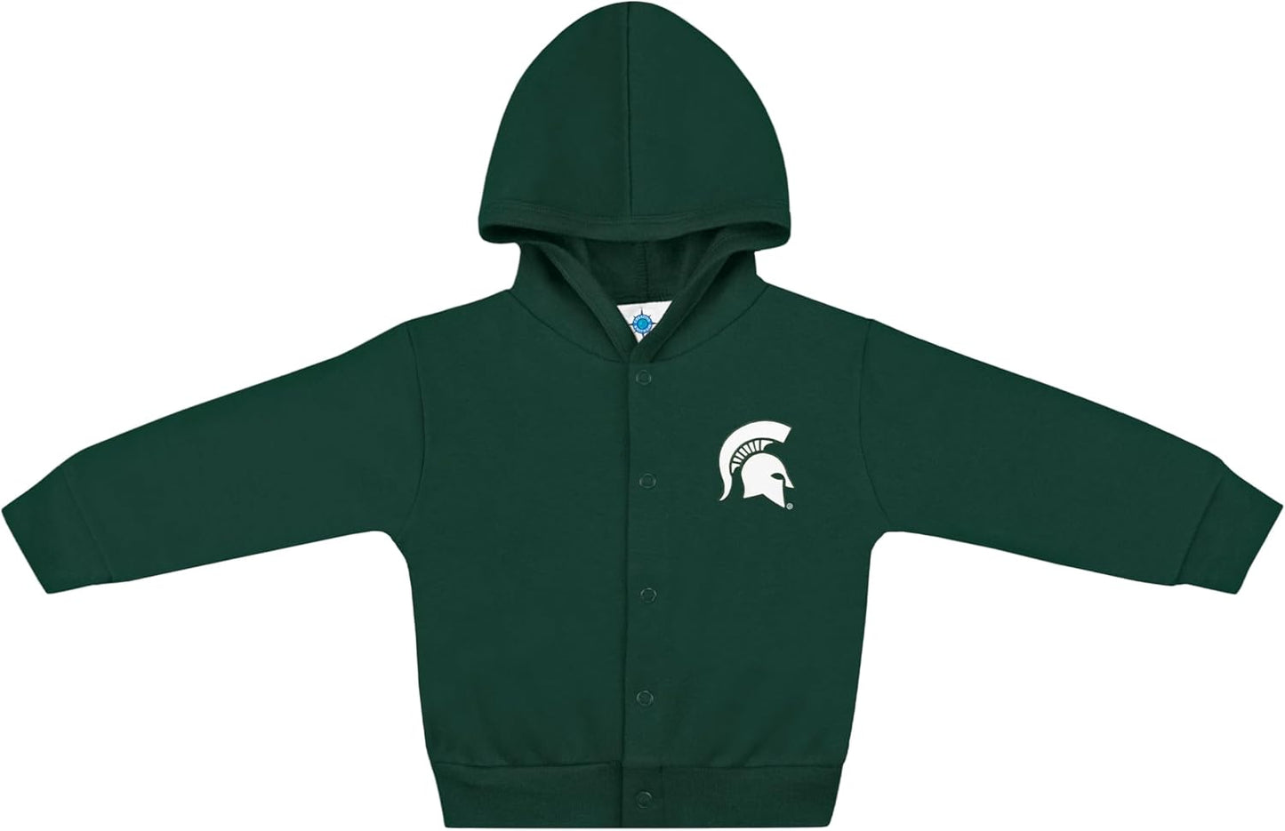 Creative Knitwear College Baby Snap Hooded Jacket - Team Logo, Multiple Colors, for Boys & Girls