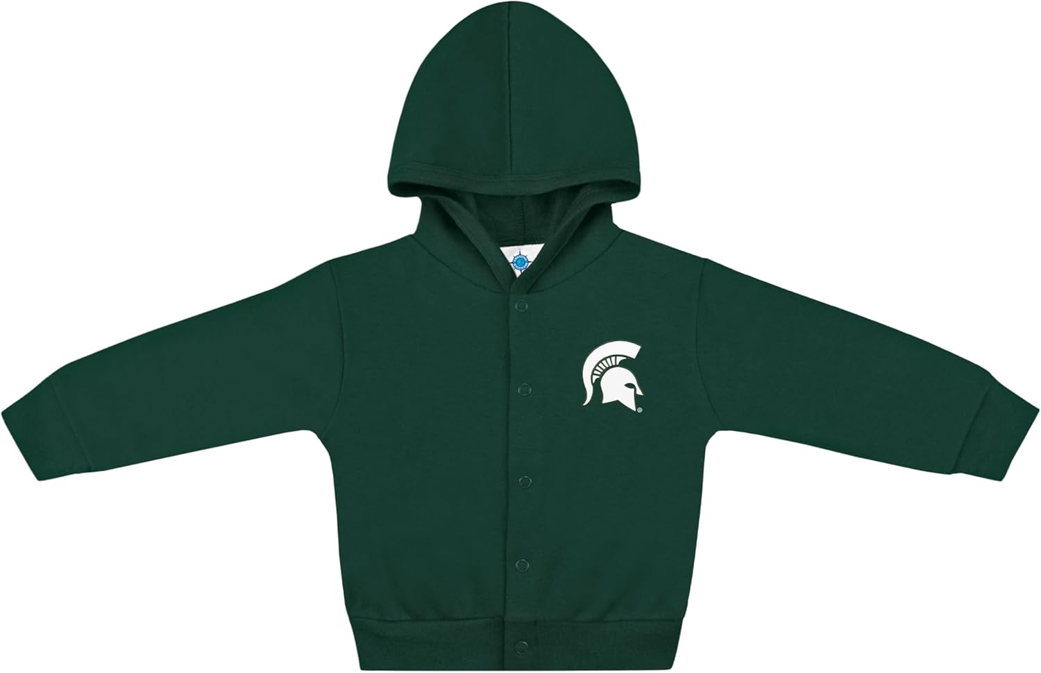 Creative Knitwear College Baby Snap Hooded Jacket - Team Logo, Multiple Colors, for Boys & Girls