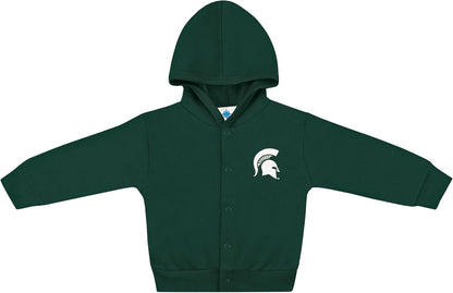 Creative Knitwear College Baby Snap Hooded Jacket - Team Logo, Multiple Colors, for Boys & Girls
