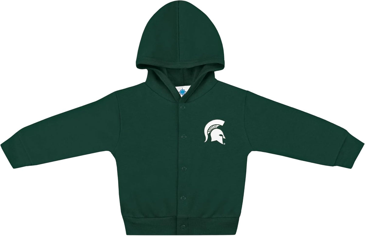 Creative Knitwear College Baby Snap Hooded Jacket - Team Logo, Multiple Colors, for Boys & Girls