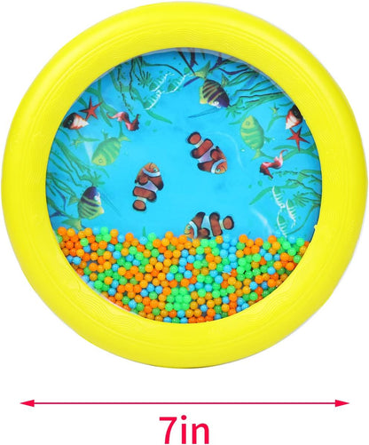 Musfunny Ocean Drum Wave Bead Drums Gentle Sea Sound Music Gift Musical Educational Sea Sound Drum