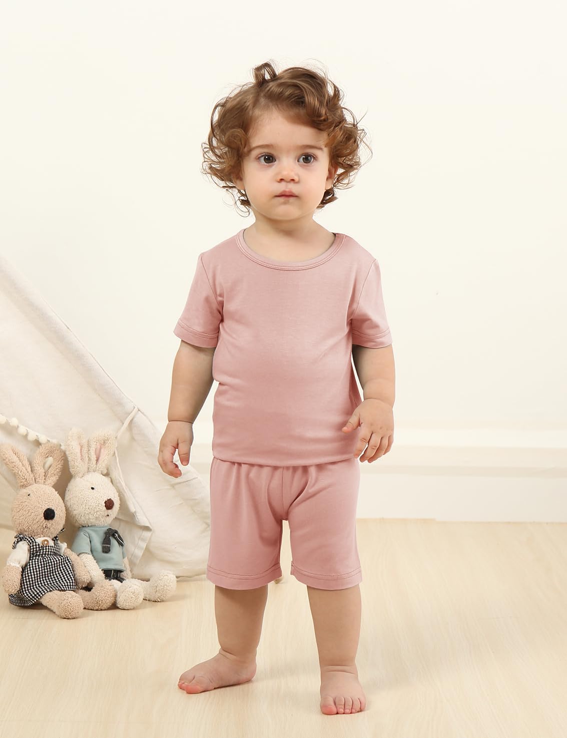 Jimonda Baby Boys Girls Pajama Sets Toddler Sleepwear Cool Jammies 2pcs Viscose from Bamboo PJs