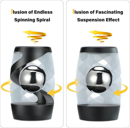 Kinetic Optical Illusion Toys, Kinetic Desktop Fidget Spinner Toys, Cool Gadget Desk Toy Fidget
