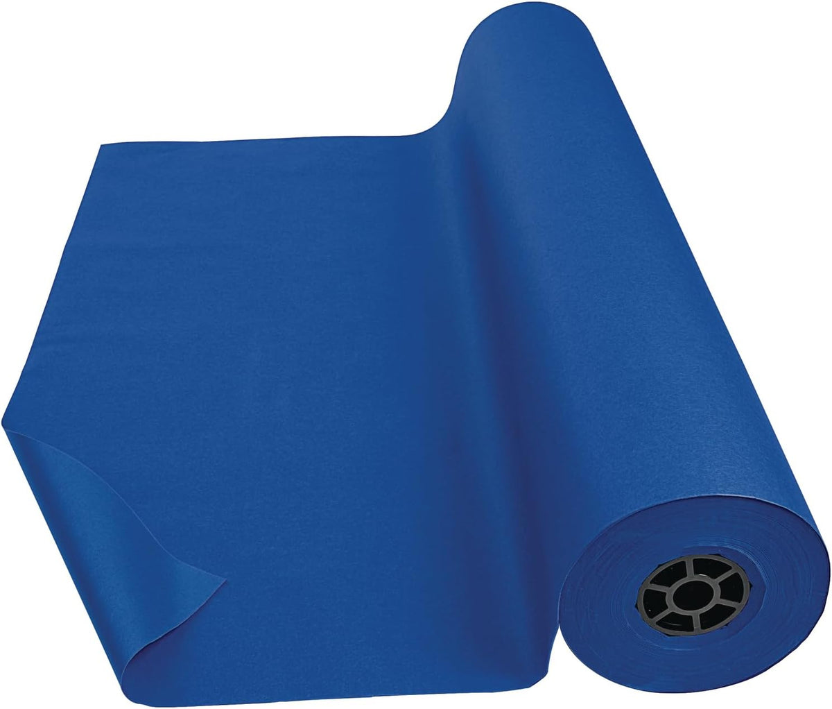 Colorations Arts and Crafts Paper Roll - 36" x 1000', Royal Blue, Dual Surface, Markers, Finger