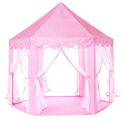 Monobeach Princess Tent Girls Large Playhouse Kids Castle Play Tent with Star Lights Toy for