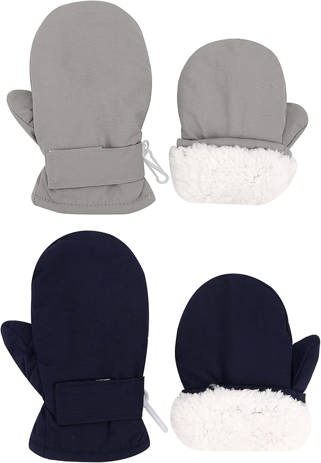 Toddler Gloves Kids Mittens Winter Warm Lined Fleece Gloves Waterproof Snow Baby Mitten for Boys