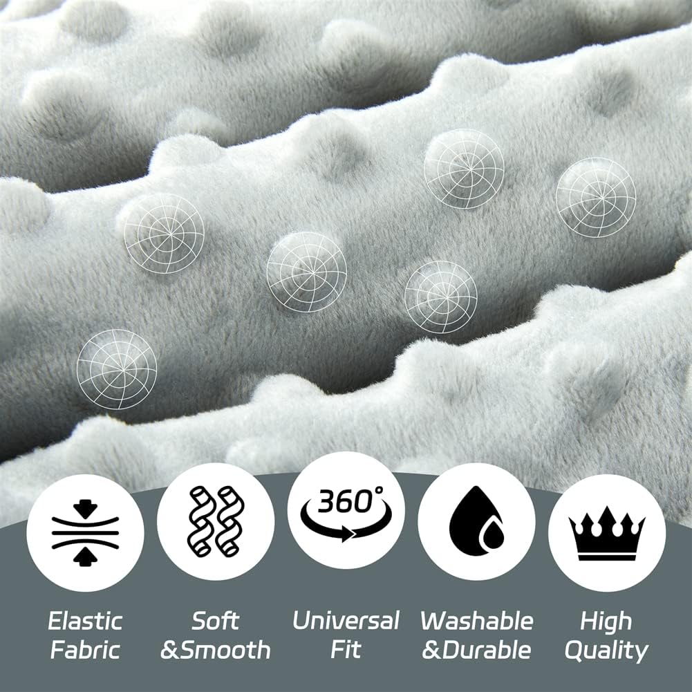 4 Pack Soft Woodland Baby Blankets（30“X40 for Unisex Girls or Boys Breathable Gender Neutral