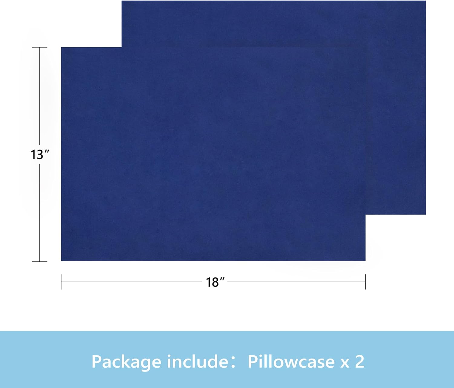 TILLYOU Toddler Pillowcase 2 Pack with Envelope Closure,13" x 18" Silky Soft Microfiber Travel Kids