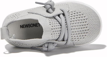 Newsonet Baby Shoes Boys Girls First Walking Breathable Non Slip Walker Sneakers Soft Sole 6 9 12
