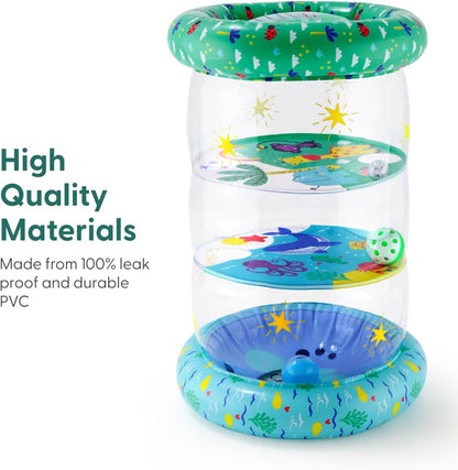 The Peanutshell Inflatable Tummy Time Roller - Crawling Toys for Babies, Soft & Supportive Baby