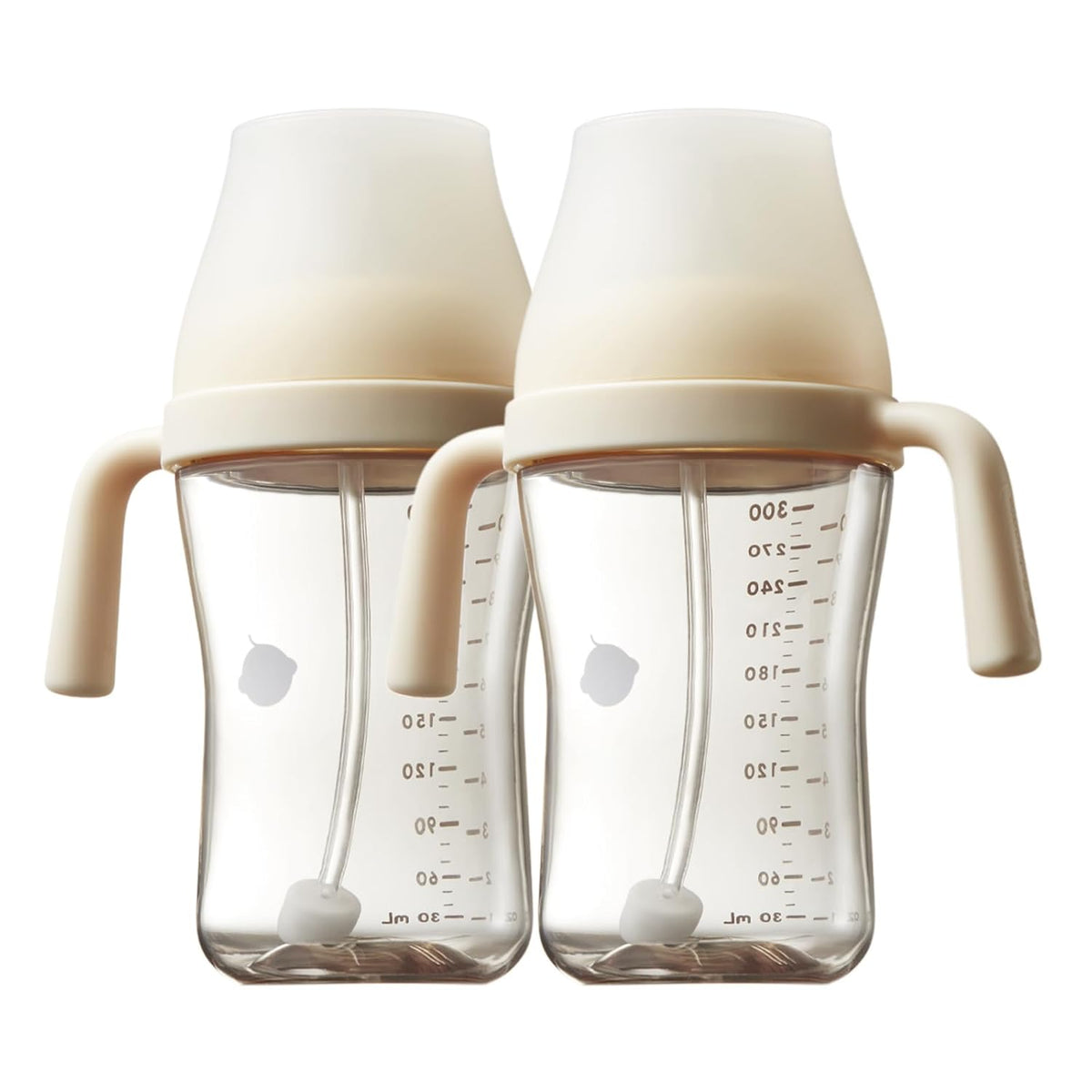 Bc babycare Sippy Cup Learner for 6+ Month Old with Nipples & Handles, Spill Proof Sippy Cup