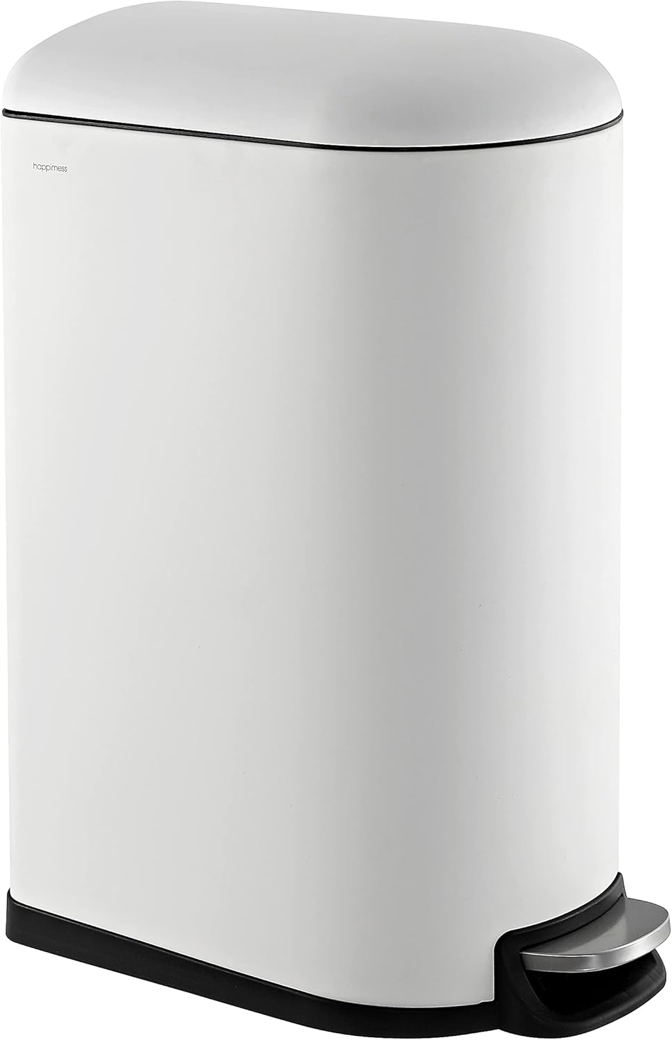 happimess HPM1009C Roland Mini 2.6-Gallon Step-Open Trash Can with Soft-Close Lid, Modern