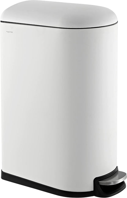 happimess HPM1009C Roland Mini 2.6-Gallon Step-Open Trash Can with Soft-Close Lid, Modern
