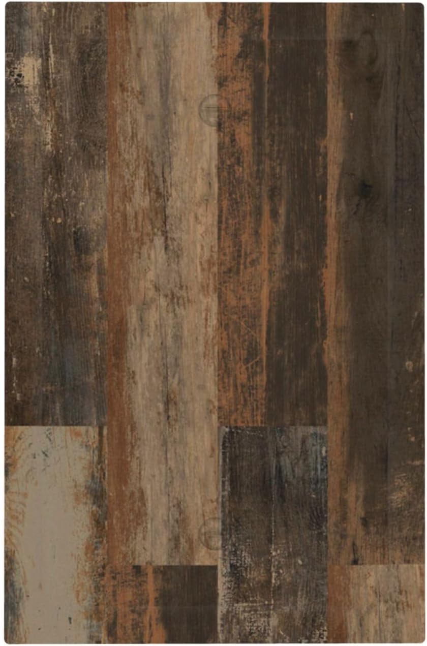 Rustic Brown Wood Grain Dark Oak Light Switch Cover Plate 1 Gang No Device Blank Electrical Wall