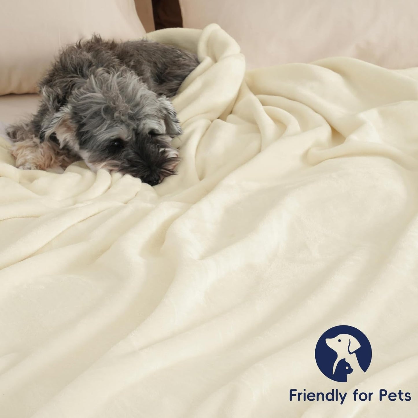 PHF Ultra Soft Fleece Blanket Twin Size, No Shed No Pilling Luxury Plush Cozy 300GSM Lightweight