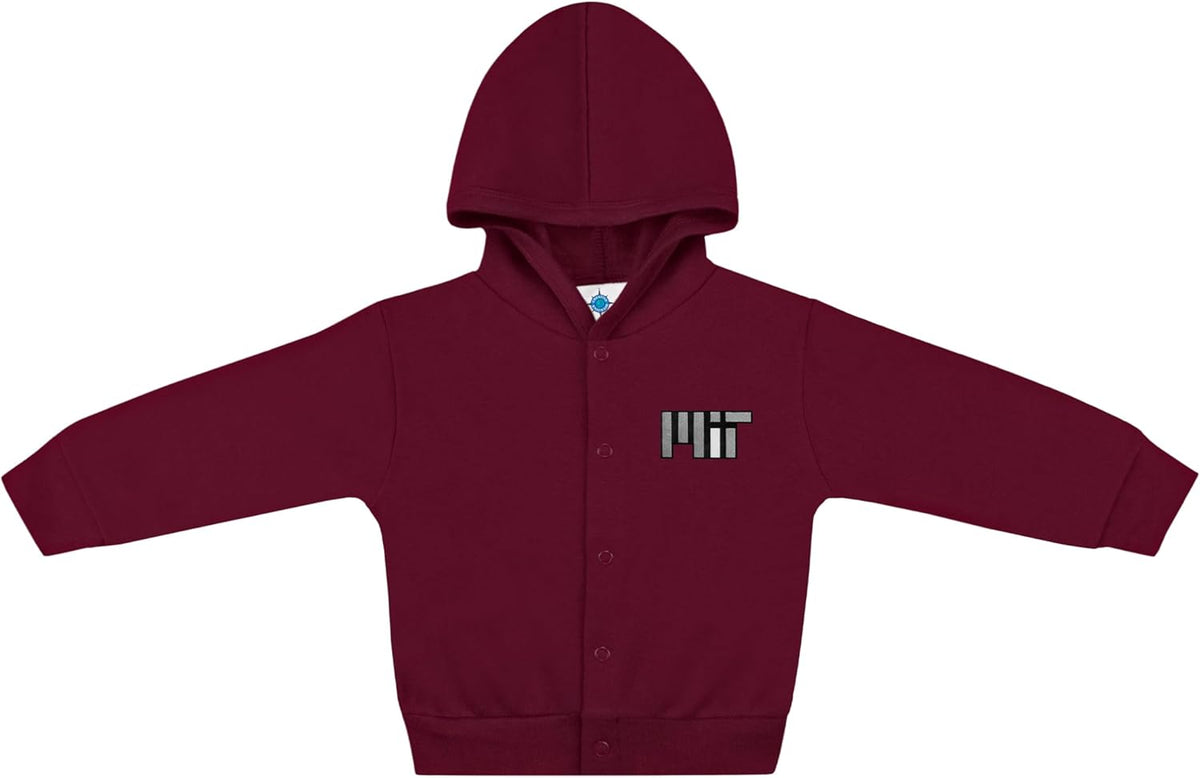 Creative Knitwear College Baby Snap Hooded Jacket - Team Logo, Multiple Colors, for Boys & Girls