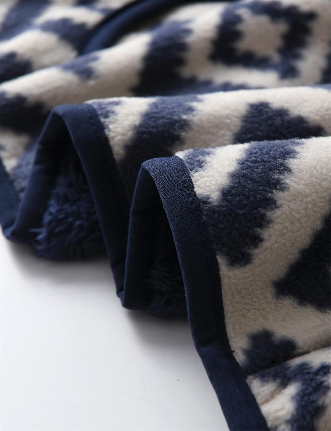 Kids Printed Polar Fleece Jacket Toddler Baby Boys Girls Autumn Winter Warm Sherpa Lining Outerwear