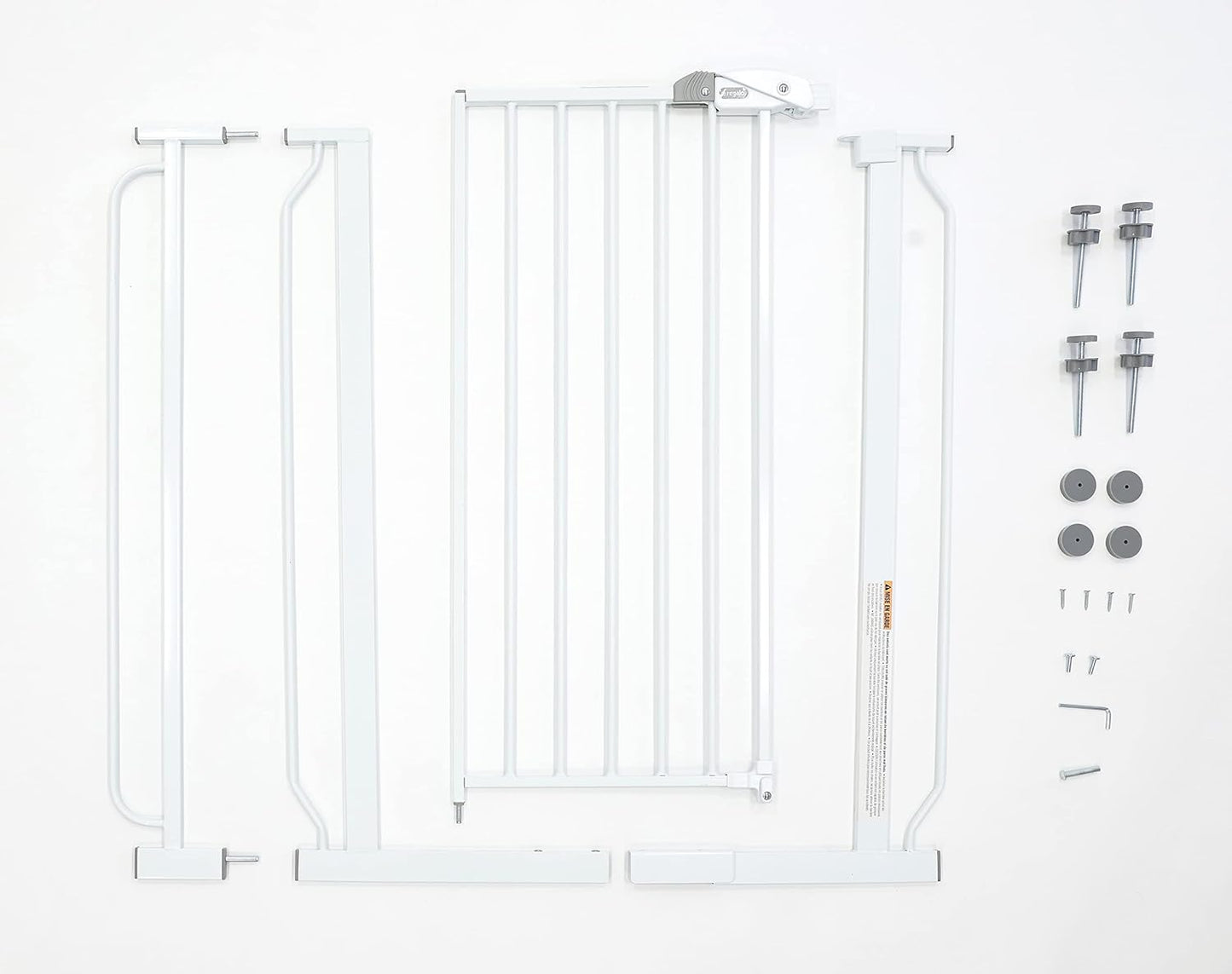Regalo Easy Step 36" Extra Tall Walk Thru Baby Gate, Includes 4-Inch Extension Kit, 4 Pack of