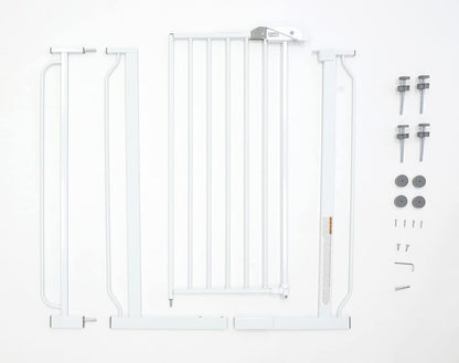 Regalo Easy Step 36" Extra Tall Walk Thru Baby Gate, Includes 4-Inch Extension Kit, 4 Pack of