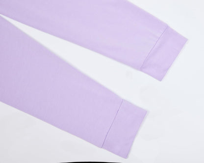 BABY 2T-10Y Toddler Kids Girls Boys Soft Comfy Viscose 2pcs Set Long Sleeve Plain Shirts and Pants