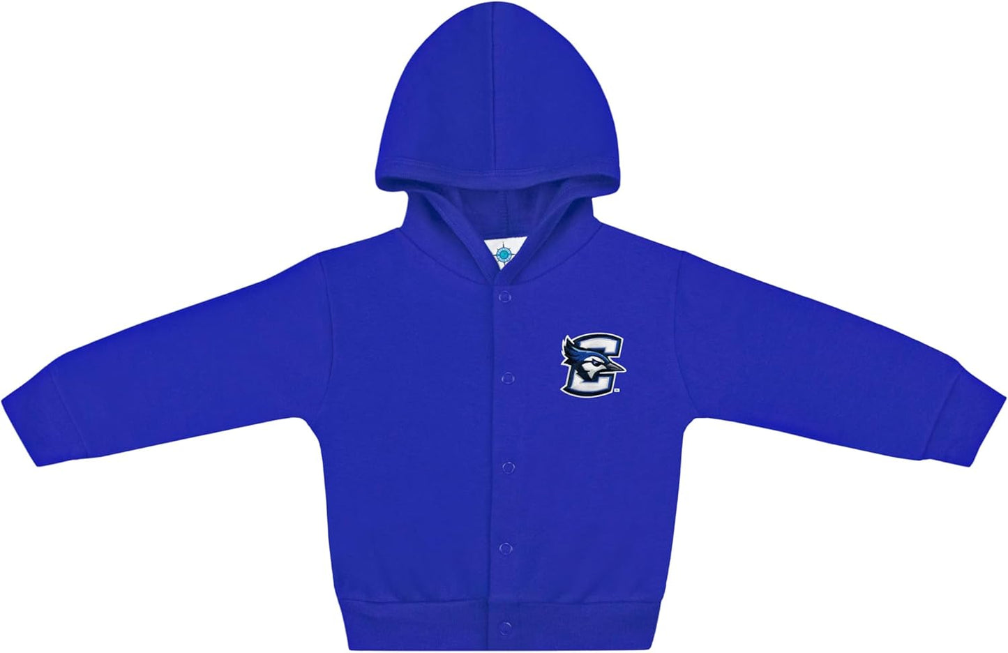 Creative Knitwear College Baby Snap Hooded Jacket - Team Logo, Multiple Colors, for Boys & Girls