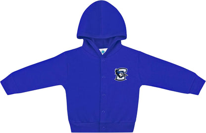 Creative Knitwear College Baby Snap Hooded Jacket - Team Logo, Multiple Colors, for Boys & Girls