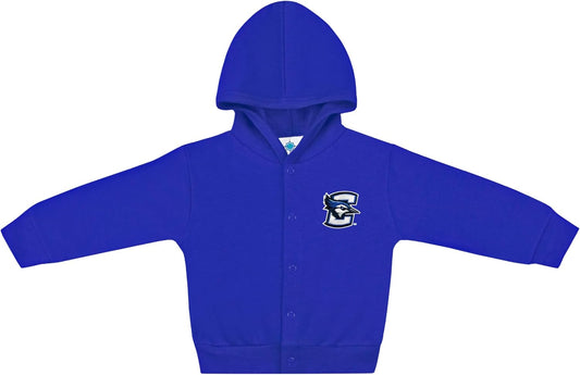 Creative Knitwear College Baby Snap Hooded Jacket - Team Logo, Multiple Colors, for Boys & Girls