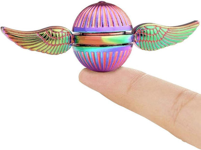 Rainbow Fidget Spinner Magic Orb Anxiety Toys Stress Relief Reducer Spin Fidgets Hand Bearing Tri