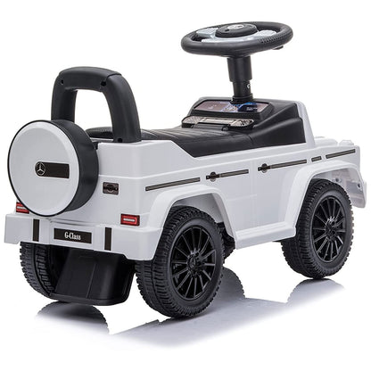 Best Ride On Cars Kids Outdoor Stroller Mercedes G-Wagon Push Car with Working Lights, Horn, and