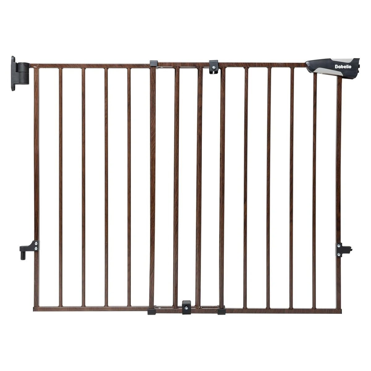 Babelio 26-43" No Bottom Bar Baby Gate for Babies, Elders and Pets, 2-in-1 Hardware Mount Dog Gate