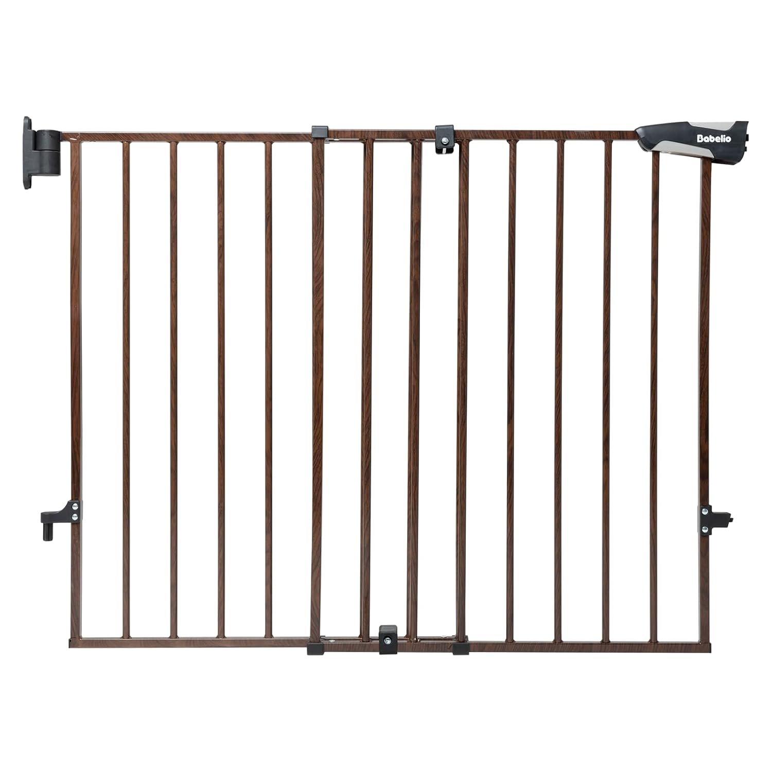 Babelio 26-43" No Bottom Bar Baby Gate for Babies, Elders and Pets, 2-in-1 Hardware Mount Dog Gate