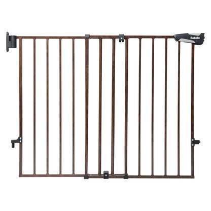 Babelio 26-43" No Bottom Bar Baby Gate for Babies, Elders and Pets, 2-in-1 Hardware Mount Dog Gate