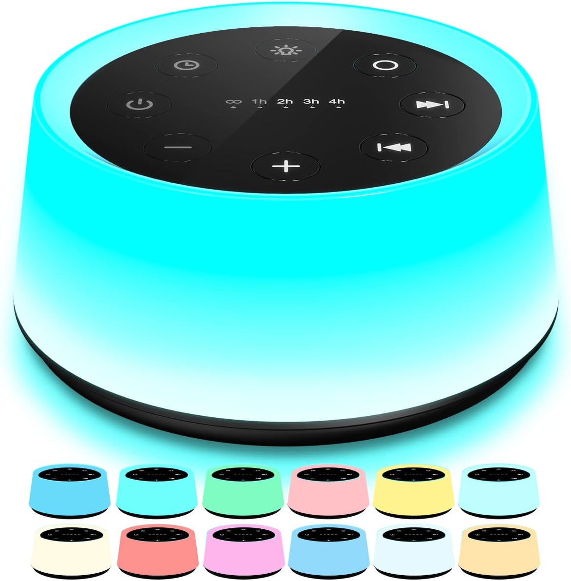 ColorsNoise Sound Machine and White Noise Machine with 30 Soothing Sounds with 12 Colors Baby Night