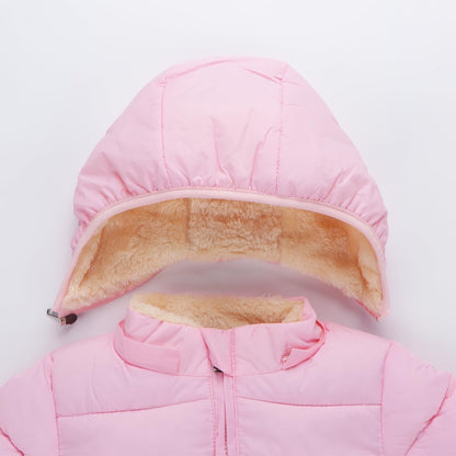 Baby Boy Girl Padded Puffer Jacket Winter Snow Warm Coat For Kid Outwear