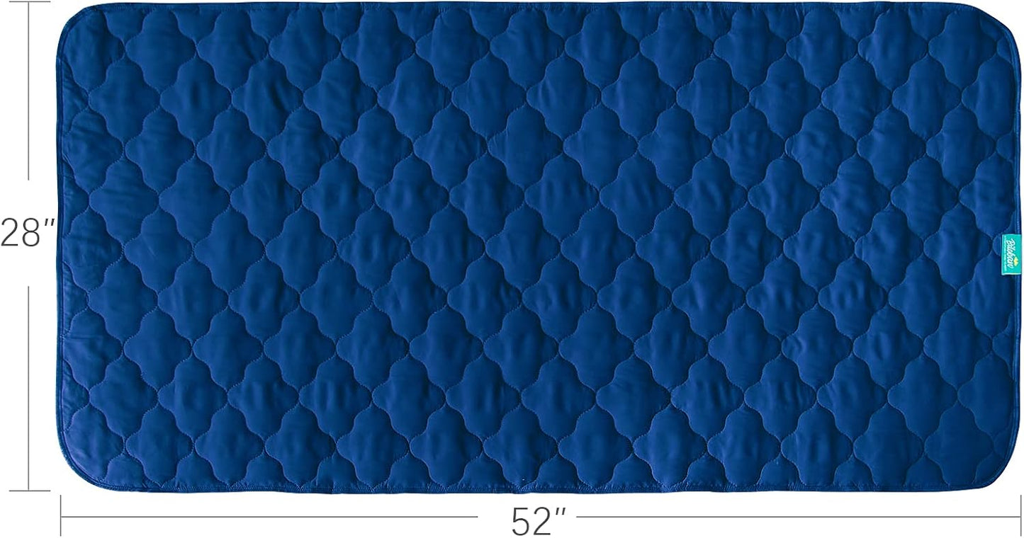 Waterproof Crib Mattress Protector Pad Cover 28" x 52", Anti Slip & Absorbent Waterproof Bed Pads