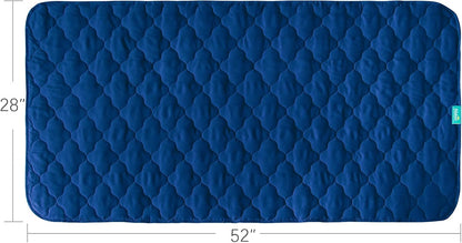 Waterproof Crib Mattress Protector Pad Cover 28" x 52", Anti Slip & Absorbent Waterproof Bed Pads