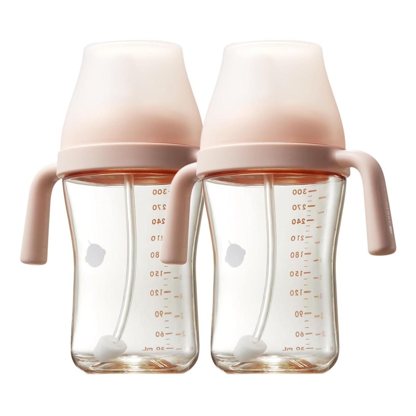 Bc babycare Sippy Cup Learner for 6+ Month Old with Nipples & Handles, Spill Proof Sippy Cup