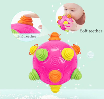 Toddler's Music Dancing Shake Ball - Move, Crawl, Bounce, Sensory Learning for Kids and Babies, Fun