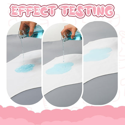 3 Pcs Changing Pad Liners Fits in Peanut Shape Changing Pad Waterproof Diaper Mats Organic Cotton