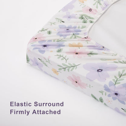 TILLYOU Changing Pad Cover Set in Soft Jersey Material - Fits 32"/34''x16 Contoured Pad for Babies