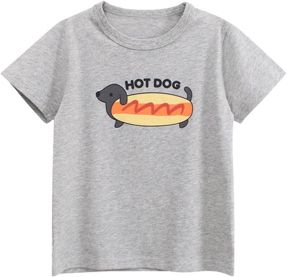 Boys' 4-Pack Excavator Short Sleeve Crewneck T-Shirts Top Tee Size 2-7 Years Toddler Boys' Value