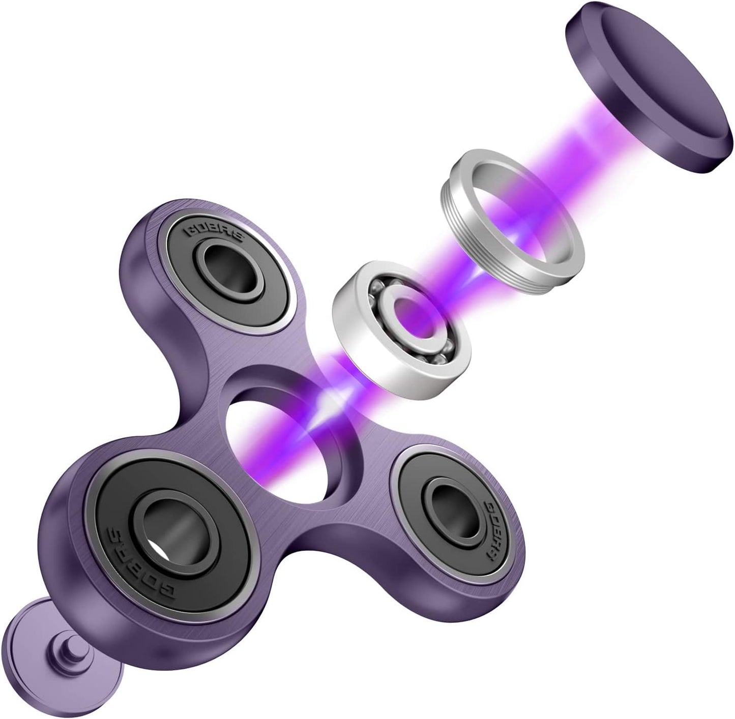 ATESSON Fidget Spinner Toys, Durable High Speed Bearing Metal Hand Finger Spinners EDC ADHD Focus