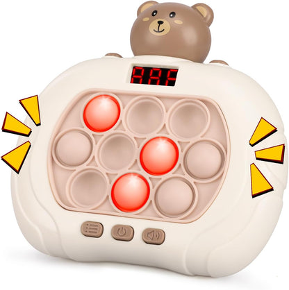 Fast Push Game Pop Fidget Toys for Kids, Fast Push Bubble Game, Handheld Puzzle Game Sensory Toys