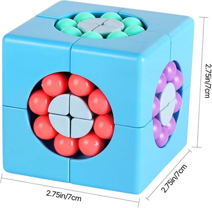 YUDANSI Magic Bean Puzzle Toy, Rotating Cube Magic Bean Educational Puzzle, Magic Ball Brain Teaser