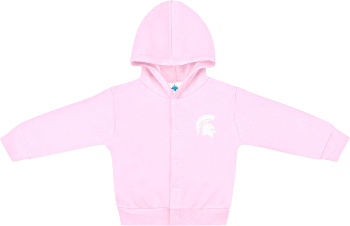 Creative Knitwear College Baby Snap Hooded Jacket - Team Logo, Multiple Colors, for Boys & Girls