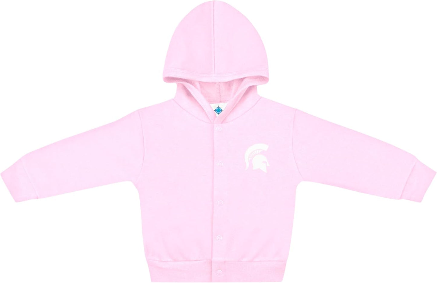 Creative Knitwear College Baby Snap Hooded Jacket - Team Logo, Multiple Colors, for Boys & Girls