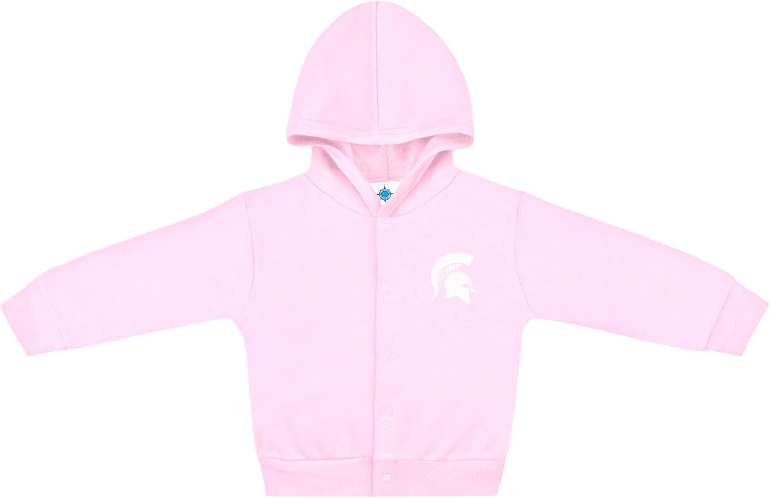 Creative Knitwear College Baby Snap Hooded Jacket - Team Logo, Multiple Colors, for Boys & Girls